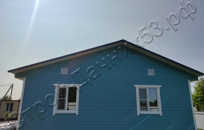 4 Каркасно-щитовой дом Д-23, 8,5х8 м, 68 М², Ленинградская область, Всеволожский район, ДНТ “Поляна-2” (7)